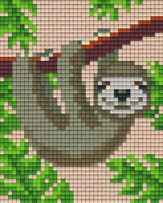 Sloth One [1] Baseplate PixelHobby Mini-mosaic Art Kits